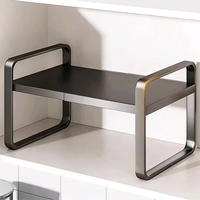 Estante de almacenamiento de acero inoxidable, estantería de cocina doméstica de varias capas, estantería de almacenamiento multifuncional, estantería de almacenamiento de pie.