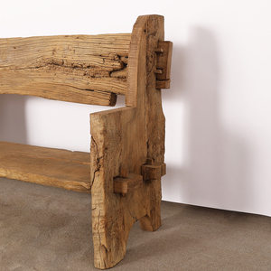 Muebles <span class=keywords><strong>de</strong></span> Salón <span class=keywords><strong>Rústicos</strong></span> <span class=keywords><strong>de</strong></span> <span class=keywords><strong>Madera</strong></span> Reciclada Natural Envejecida, Sofá y Mesa <span class=keywords><strong>de</strong></span> Centro <span class=keywords><strong>de</strong></span> Olmo - Product Image 2
