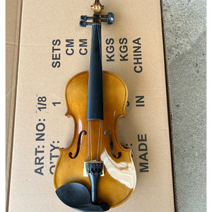 Violín de Tamaño Completo de Alta Calidad a <span class=keywords><strong>Precio</strong></span> de Mayoreo para Estudiantes o Principiantes con Caja, Arco y Resina Gratis - Product Image 4
