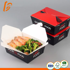 Empaquetado de alimentos para llevar personalizado desechable encerado Kraft HotDog pollo patatas fritas cartón Tarjeta de papel Taco hamburguesa para llevar caja - Product Image 3