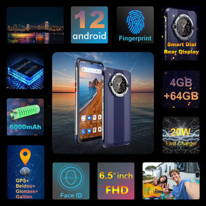 Smartphone Android Unihertz Tick <span class=keywords><strong>Tock</strong></span> <span class=keywords><strong>E</strong></span> Octa Core, 6000 mAh, écran 6,5 pouces, 4 Go de RAM, 64 Go de stockage, appareil photo 48 MP, débloqué - Product Image 5