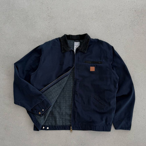 Veste de travail vintage en toile de canard épaisse, doublée, avec logo personnalisé, faible MOQ, pour homme - Product Image 1