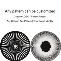 Luminaire suspendu LED rond en acrylique à changement de couleur RVB, contrôlé par une application intelligente, pour la décoration de boîte de nuit, bar, lustre
