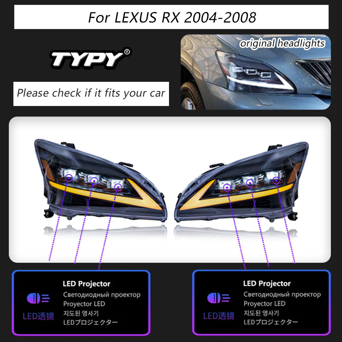 For Lexus RX