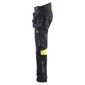 BLAKLADER - 141815129933C50 Pantalones Inherentes Artesanos Negro/Amarillo Hi-vis-PANTALONES DE TRABAJO EAN 7330509903179 - Product Image 3