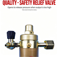 Régulateur de CO2 YQT-731L, réducteur de pression de dioxyde de carbone, manomètre de pression de gaz de chauffage pour soudage MIG