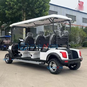 Carrito de Golf Eléctrico Blanco de 6 Plazas con Diseño Elegante, Batería de Litio, Homologado para Calle y Todoterreno, Precio de Fábrica, Personalizable - Product Image 5
