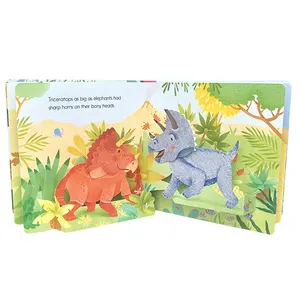 Aangepaste Educatieve Boek Afdrukken 0-3 Jaar Oude Kinderen Engels Verhaal Lift De Flap Kinderen Popup Board Book