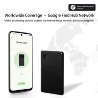 Traceur anti-perte pour Google Find My Device, balise de localisation Air Tag pour portefeuille, cartes, clés, sacs, chiens, chats, télécommande en plastique