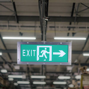 LED Waterproof Emergency Sign Light IP65 <strong>Exit</strong> Indicator 3W Power for <strong>1</strong>.5 Hours - Product Image 2