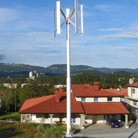 Kit de turbine éolienne à axe vertical, prix abordable, provenance Chine, style H, 10kW 5kW 3kW 2kW 1kW, autoportante, 220V 2000W, CE TUV ARVH-2KW 2.2M