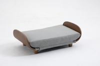 Coussinets de transport matelassés en mousse à mémoire de forme, respirants, confortables et personnalisables de haute qualité avec housse amovible pour chats et chiens
