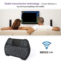 Keyboard Mini Nirkabel MT10 2.4G Desain Lucu Laris Manis Remote Kontrol untuk TV Box/Proyektor Lampu Latar
