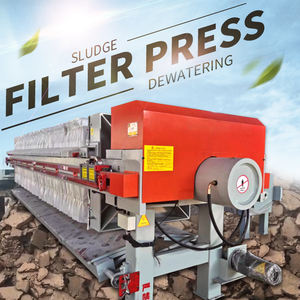 Machine de déshydratation automatique complète à plaques et cadres pour boues industrielles et municipales - Product Image 5