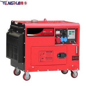 <b>Silent</b> Diesel <b>Generator</b> Set Tengka LFD186A 10kVA 220V/380V 50/60Hz Air-Cooled Low Fuel Consumption - Product Image 4