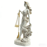 Statue de la Justice, Figurine en Résine de la Déesse de la Justice Grecque et Romaine, Symbole de la Justice et des Équilibres, pour la Décoration Intérieure