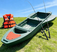 Bateau de pêche pliable en plastique stable pour la navigation à la voile et les activités de plongée