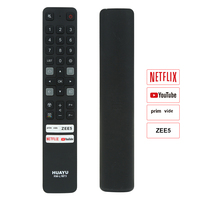 Control Remoto Universal Inteligente para TV HUAYU RM-L1673 con Código Fijo, Batería AAA, Alcance de 10 m, 4 Botones para TCL 8K, Netflix, YouTube, ZEE5, IVI