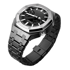 Ga 2100表带，适用于<span class=keywords><strong>Ca</strong></span>-sio更换附件5金属表圈316不锈钢表带表壳，适用于c Asio Ga 2100 - Product Image 5