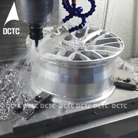 DCTC Nouvelle jante en alliage d'aluminium forgé 6061-T6 personnalisée de 17 à 26 pouces 5x114,3 mm Beadlock tout-terrain certifiée DOT Garantie de 5 ans