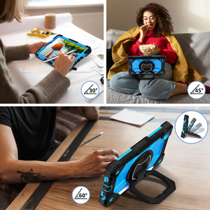 360 Rotation <span class=keywords><strong>Tablet</strong></span> Hüllen für Samsung Galaxy Tab A9 8,7 Zoll 2023 Ring Kicks tand Stoß feste Abdeckung - Product Image 4