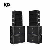 Système de sonorisation Line Array actif KD-30/SUB8006 8+4, amplificateur de subwoofer 18 pouces, double haut-parleur actif 10 pouces, deux voies, 1100W RMS