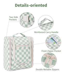 Bolsa <span class=keywords><strong>de</strong></span> Aseo Colgante para Viaje, Organizador <span class=keywords><strong>de</strong></span> Artículos <span class=keywords><strong>de</strong></span> Aseo <span class=keywords><strong>con</strong></span> Gancho, Bolsa Grande para <span class=keywords><strong>Maquillaje</strong></span> y Cosméticos - Product Image 3