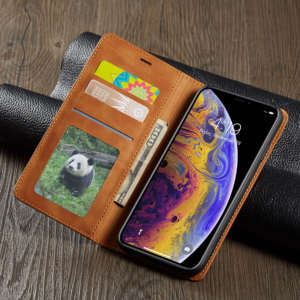 Custodie per telefoni in pelle di alta qualità per <span class=keywords><strong>iPhone</strong></span> <span class=keywords><strong>11</strong></span> Book Flip Wallet <span class=keywords><strong>Cover</strong></span> per telefono con porta slot per schede <span class=keywords><strong>portafoglio</strong></span> con flip <span class=keywords><strong>cover</strong></span> in PU - Product Image 4