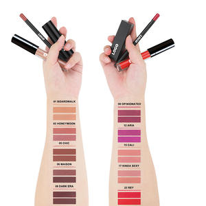 مجموعة أحمر شفاه للبيع بالجملة <span class=keywords><strong>promo</strong></span>-لأحمر الشفاه ومجموعة بطانة الشفاه بملصق خاص - Product Image 1