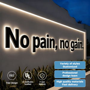 Tùy Chỉnh Gương Thép Không Gỉ Pha Lê Backlit <span class=keywords><strong>LED</strong></span> Ánh Sáng Chữ Chiếu Sáng Thư Dấu Hiệu Cho Quảng Cáo Biển Hiệu - Product Image 5