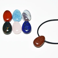 Miss Stone Colorful 30mm Cristal Quartz Gemstone Agate Jade Collier Fine Jewelry avec Big 3mm Hole Pendant