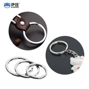 ODM Service Flat Split Keychain Rings Stainless Steel Bulk For Bag Hardware Accessories - Product Image 1