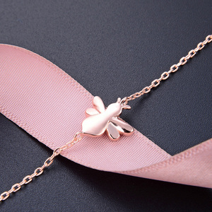 POLIVA 925 plata esterlina Joyas Pulseras grabadas Pulsera de abeja arcoiris al por mayor - Product Image 6