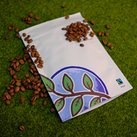 Boîtes d'emballage de café en plastique biodégradable au design élégant et astucieux, sacs à fermeture éclair personnalisables pour l'alimentation et le shopping, avec logo et couleur personnalisés