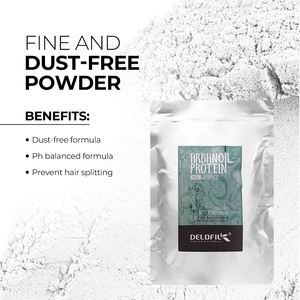 Professioneel salonpoeder voor haarbleking zonder stof, met arganolie en proteïne, minimaliseert schade aan de hoofdhuid, verlicht tot 7 niveaus voor highlights. - Product Image 4