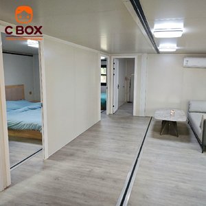 Casa Contenedor Expandible Prefabricada de Alta Calidad Cbox, Cabina Modular de Doble Ala de 40 Pies, Villa Móvil Moderna con Dormitorio Plegable - Product Image 4
