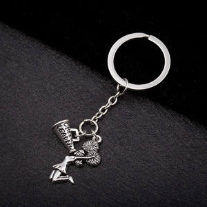 जयजयकार आकर्षण धातु कुंजी जंजीरों जयकार लटकन कुंजी अंगूठी कस्टम लोगो बैग कुंजी श्रृंखला धारक डिजाइनर <span class=keywords><strong>megaphone</strong></span> कार कुंजी श्रृंखला - Product Image 3