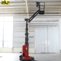 Mât télescopique en alliage d'aluminium 6m 7m 8m 9m 10m 11m, échelle élévatrice verticale pour une personne, pour le nettoyage de fenêtres