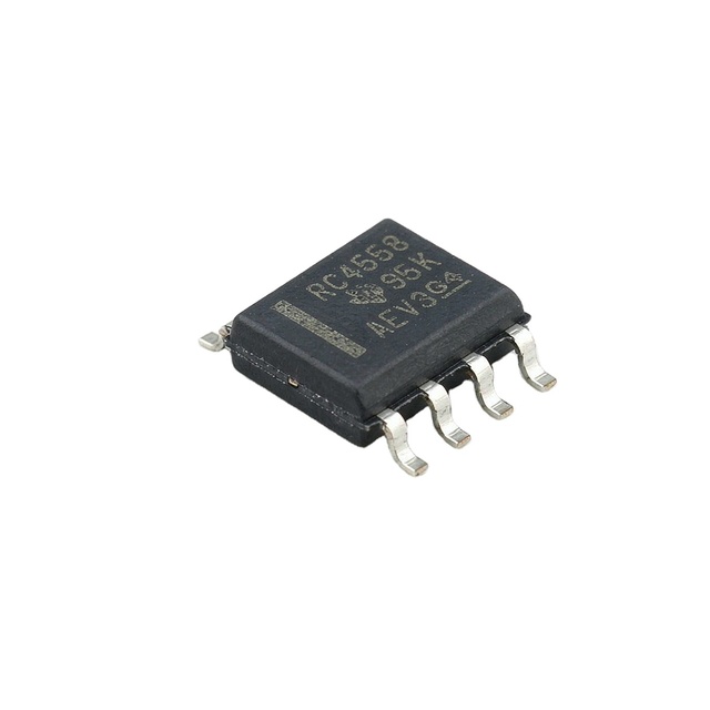 RC4558DR Operational Amplifier RC4558 Dual Channel, 30V, 3MHz, Low Noise (8nV/Hz) Operational Amplifier IC