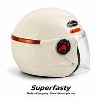 Casque de moto ouvert en PP de haute qualité avec garantie, fermeture rapide, toutes saisons, pour la distribution en gros
