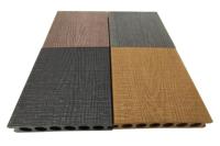Planches de terrasse WPC 3D embossées double face, faciles à installer, imperméables et ignifuges pour jardin