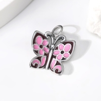 Bijoux en argent sterling S925 James Avery, breloques émaillées Maman, Famille, Lézard, Cochon, Cœur, Clochette bleue, DIY, pour femmes