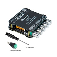 Module d'amplificateur numérique BT 2.1 canaux YS-MT21 50W*2+100W avec sortie subwoofer, module amplificateur Hi-Fi avec réglage de tonalité indépendant, entrée BT et AUX