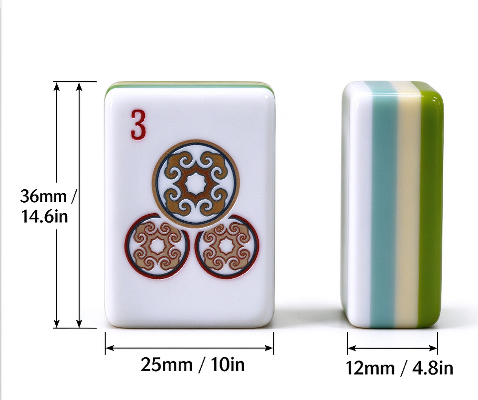 Gpu Rack Orginaizer For Storage Luxury Modern Acrylic Mahjong Tiles Set with Peacock Graphics Resistant ...