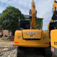 Excavatrice sur chenilles Sany SY95C d'occasion de 9,5 tonnes, pièces d'origine Sany 95C, faible nombre d'heures de fonctionnement pour projets de terrassement