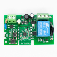 Module d'interrupteur intelligent WiFi RF 1CH Ewelink AC 220V 85-250V Relais de temporisation sans fil 433 Télécommande compatible Alexa