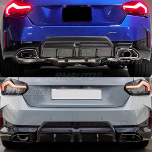 Difusor de Parachoques Trasero para BMW G42 M235i M240i Coupé de 2 Puertas 2021 2022 2023 2024 ABS Negro Brillante - Product Image 6