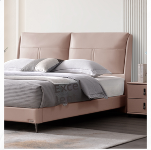 Letto in Pelle Leggero di Lusso - Camera da Letto Principale - Camera da Letto Secondaria - Letto Matrimoniale - Letto di Alta Gamma Stile Bream - Product Image 3