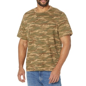 เสื้อยืดผู้ชายทรงโอเวอร์ไซส์ ผ้าถัก สปอร์ต พิมพ์ลาย แขนสั้น คอกลม - Product Image 1