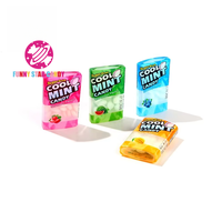 OEM Custom Round Shape Cool Mint Candies Colorful Sweets Fruit Flavor Sugar Free Cold Mint Press Tablet Hard Candy